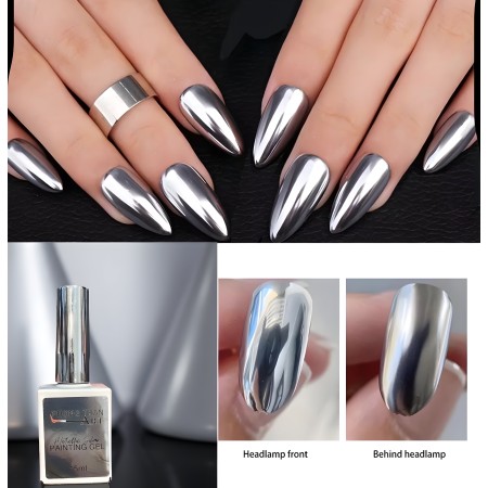 Metalic Silver Gel (Gel...