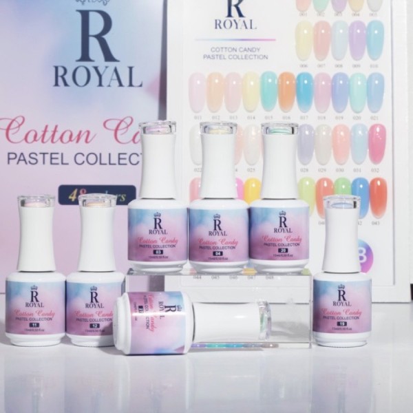 Royal Cotton Candy Pastel 48 Colors Collection