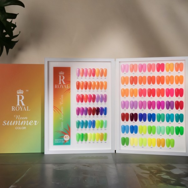 Royal Neon Summer 48 Gel colors Collection