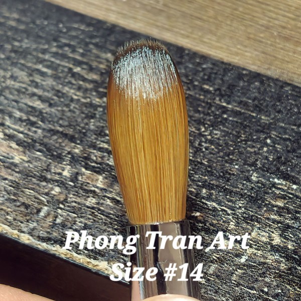 PHONG TRAN ART PREMIUM BRUSH AAA+ 100% KOLINSKY (SIZE 14)