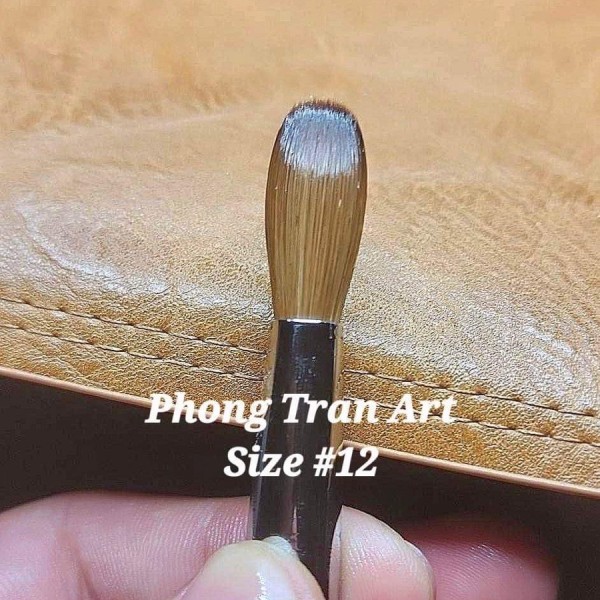 PHONG TRAN ART PREMIUM BRUSH AAA+ 100% KOLINSKY (SIZE 12)