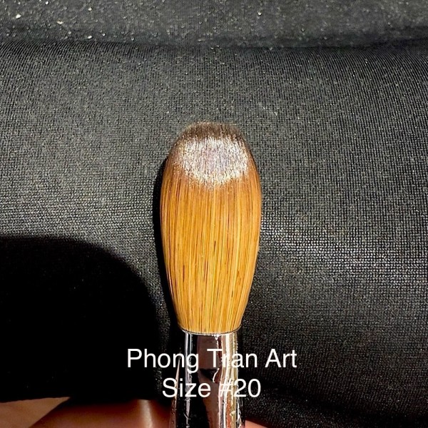 PHONG TRAN ART PREMIUM BRUSH AAA+ 100% KOLINSKY (SIZE 20)