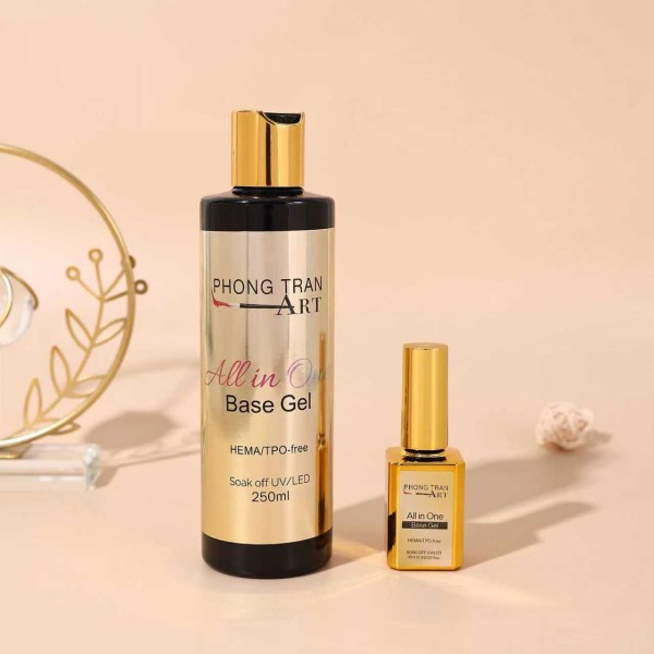 Super High Quality All In One Base Gel Refil  ( 250ml ) Tặng 1 Chai Nhỏ 0.5oz (15ml)