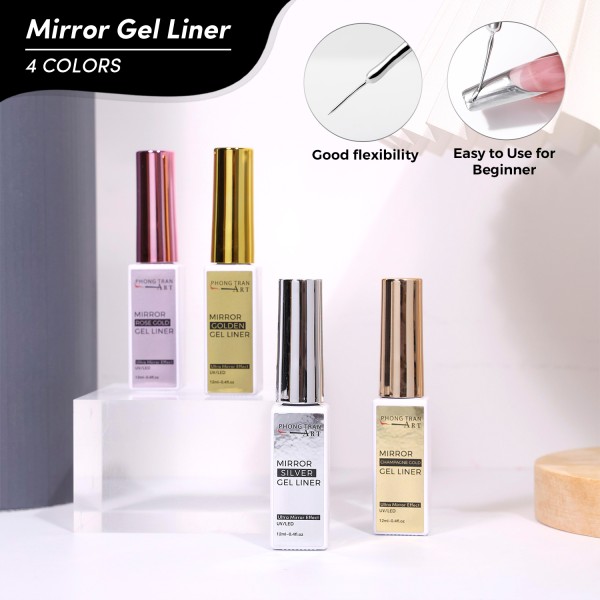 High Quality Metalic Chrome Liner ( Gel Vẽ CHROME Loại Mới New)