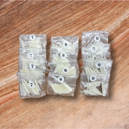 Natural Stiletto  Tips...