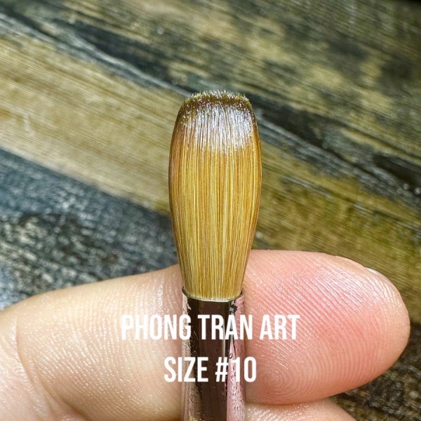PHONG TRAN ART PREMIUM BRUSH AAA+ 100% KOLINSKY (SIZE 10)